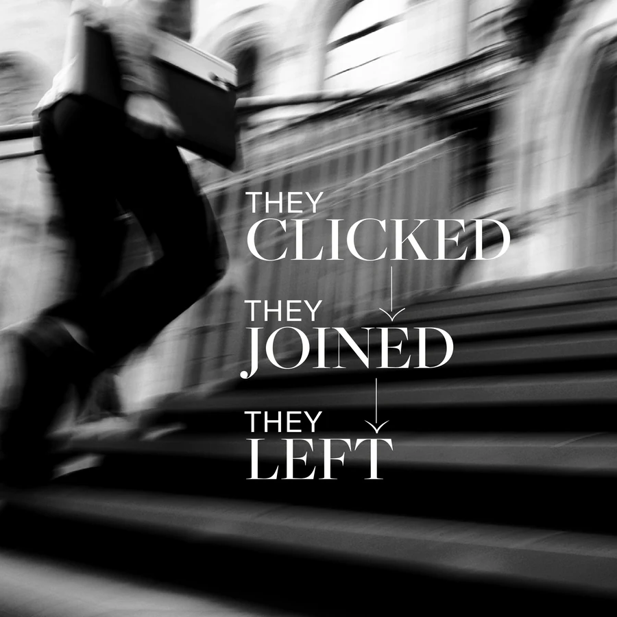 They Clicked. They Joined. They Left.